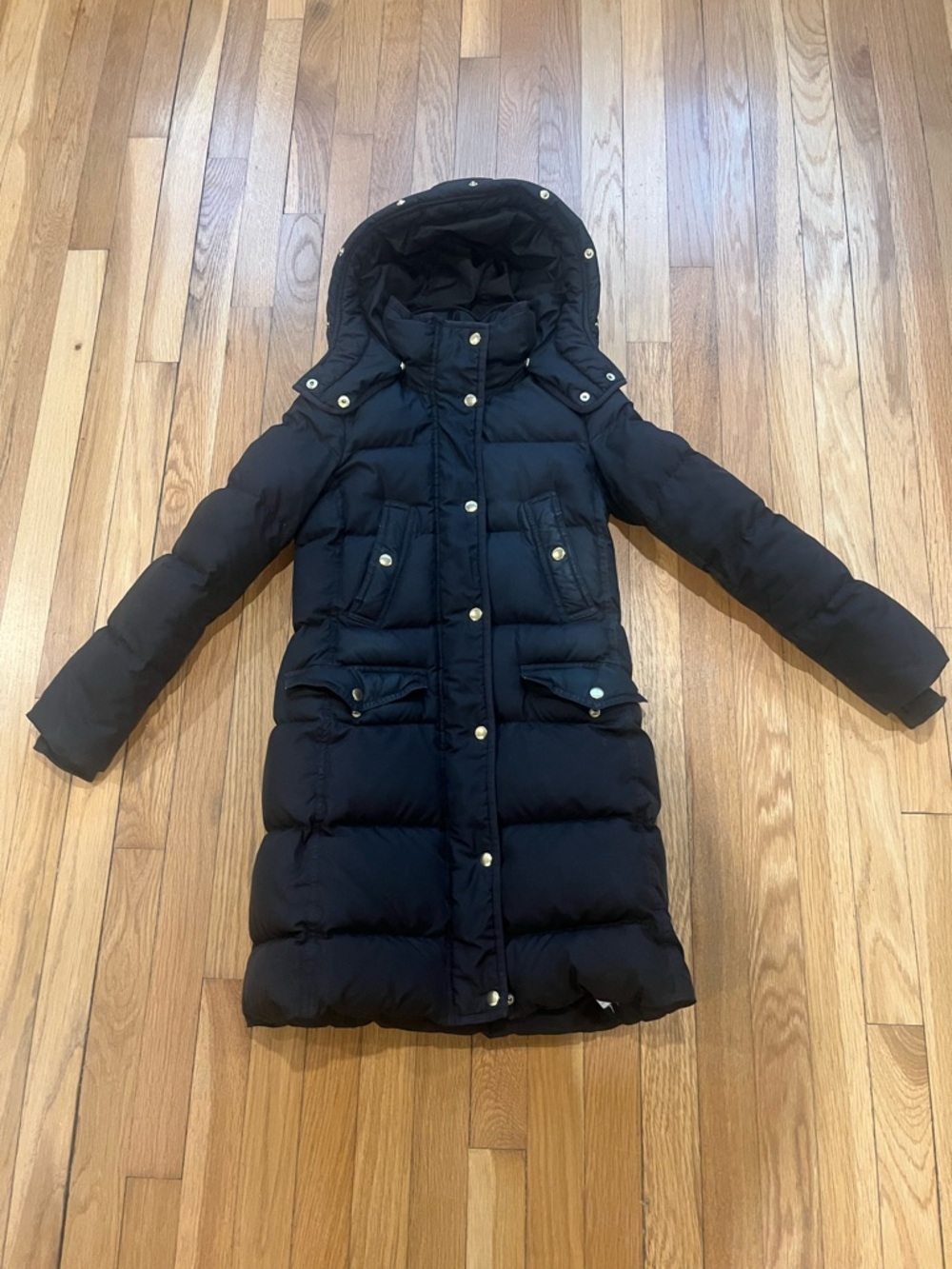 J. Crew Long Puffer Coat